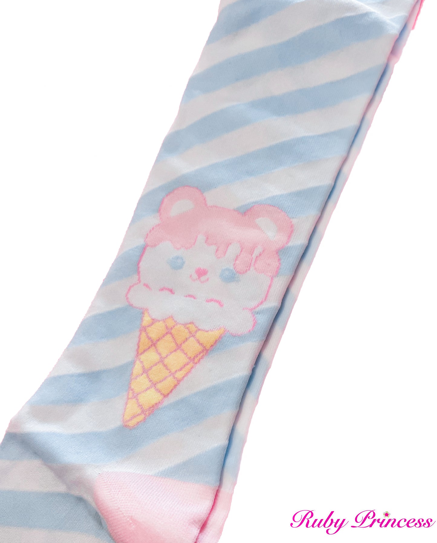 SALE: Ruby Princess Kuma Cafe OTK socks