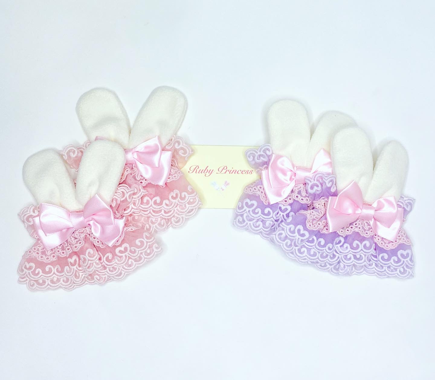 DISPLAY PAIR: Ruby Princess Lovely Bunny wristcuffs