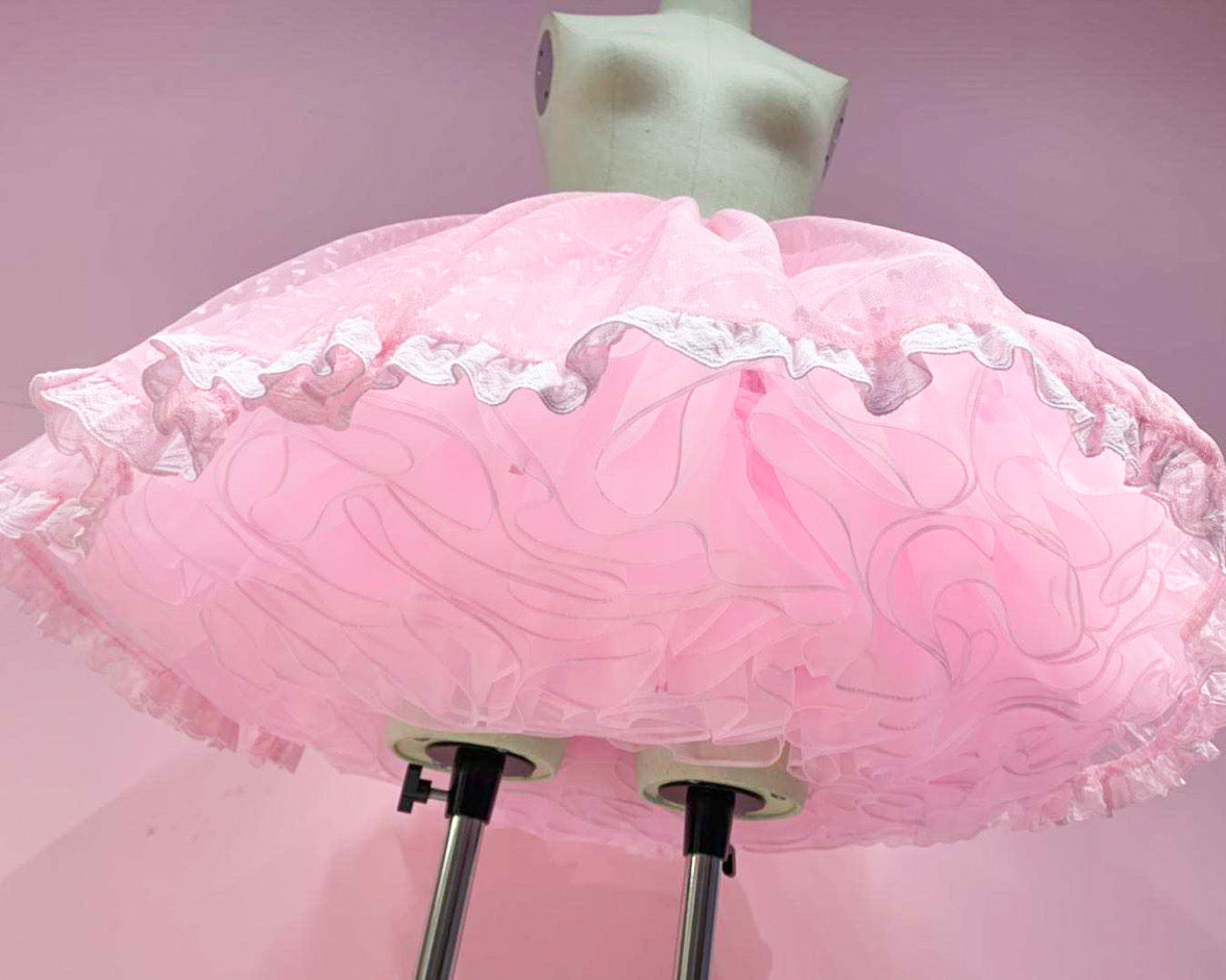 RUNWAY STOCK: Ruby Princess Lovely Hearts Recycled Cupcake Petticoat