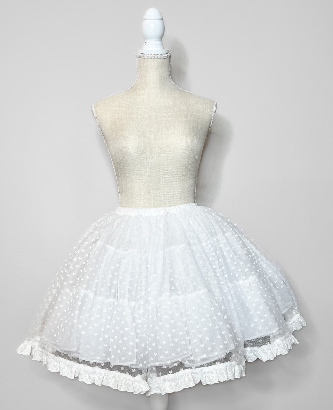 RUNWAY STOCK: Ruby Princess Lovely Hearts Recycled Cupcake Petticoat