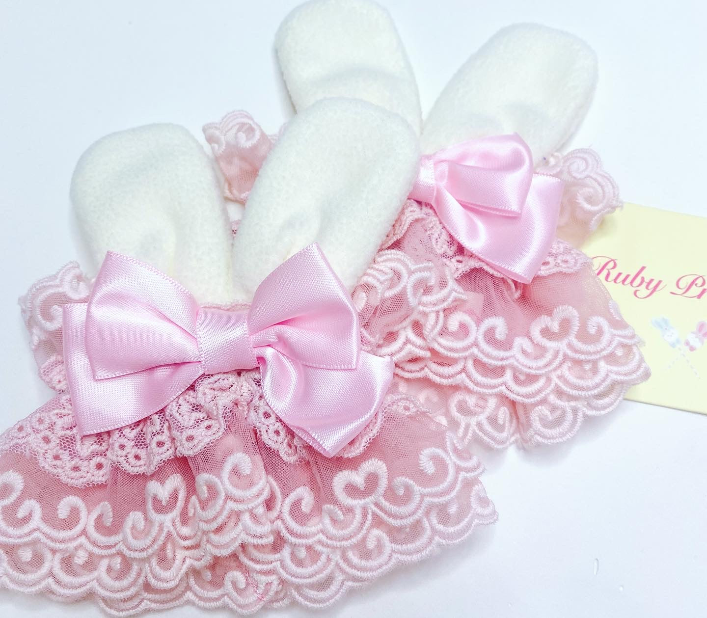 DISPLAY PAIR: Ruby Princess Lovely Bunny wristcuffs