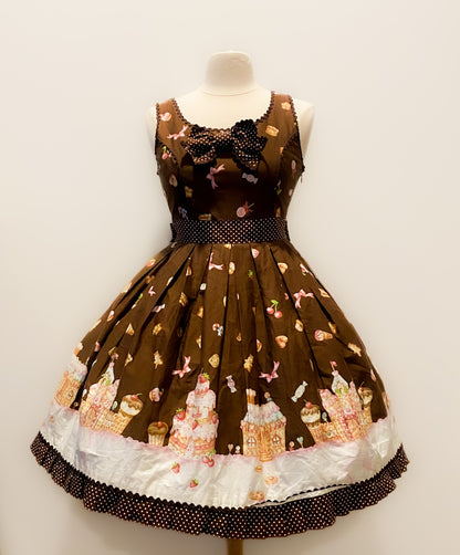 Angelic Pretty Country of Sweets JSK in Brown