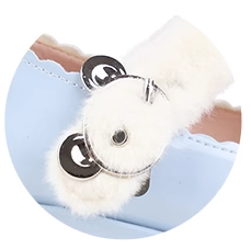 Sheep Puff Faux fur Bear's Dreamland shoes