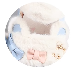 Sheep Puff Faux fur Bear's Dreamland shoes