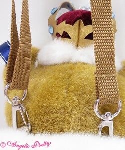 Angelic Pretty Crown Bear Plush Bag