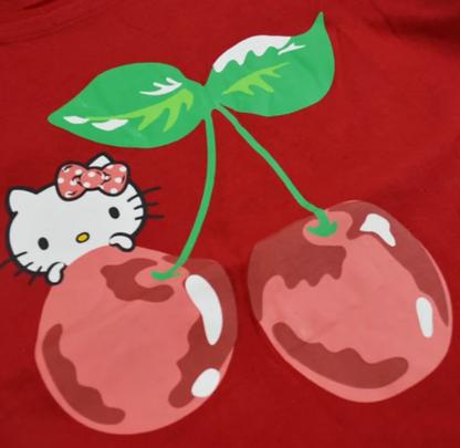 Licensed Sanrio Hello Kitty Vintage Cherry Cutsew