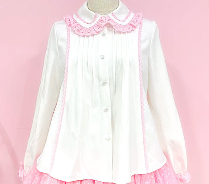 Pre-Order: Onegaishi Shop Simple Gifts long sleeved Blouse in Cotton