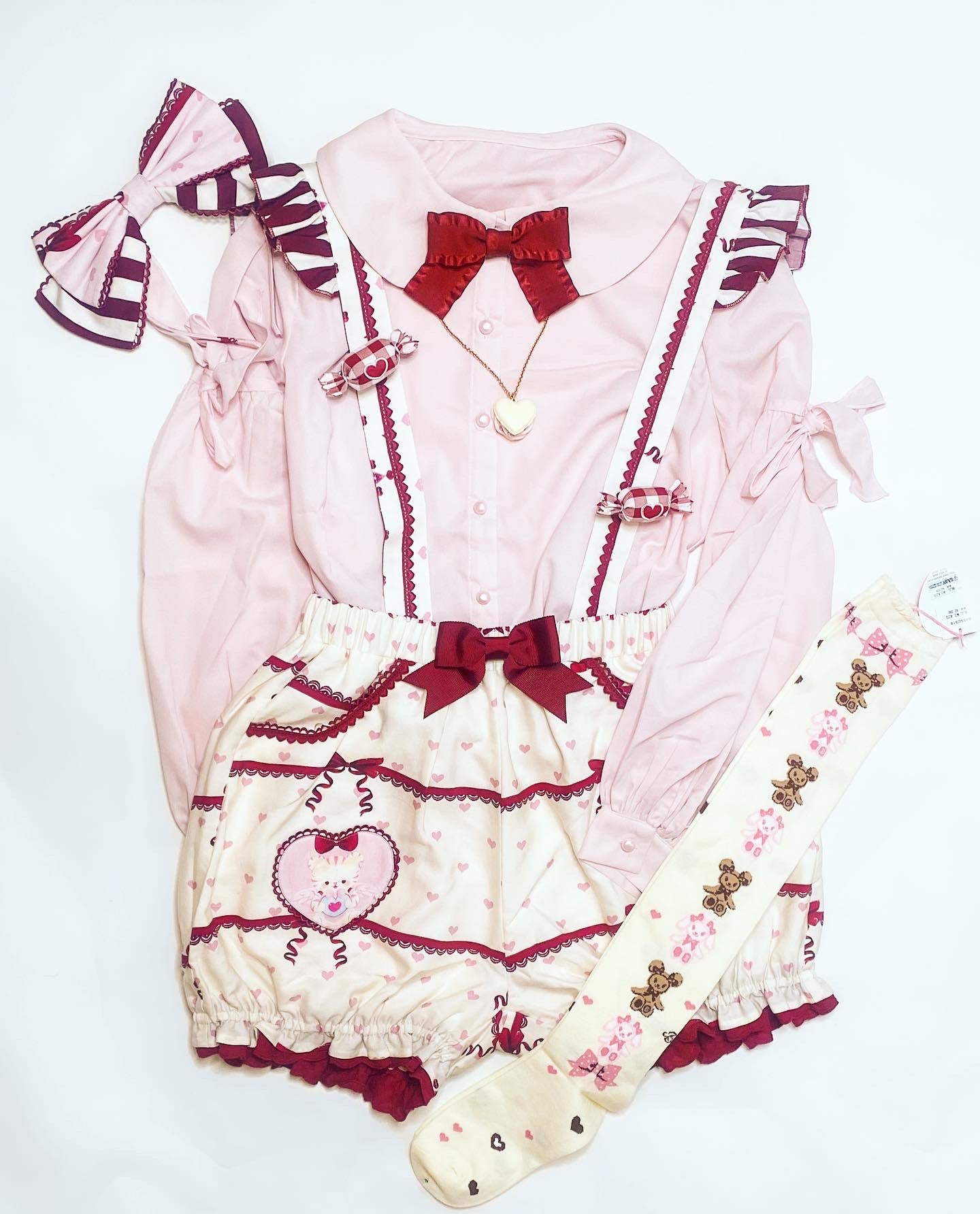 RUNWAY SAMPLES: Ruby Princess Tiger Lily's Valentine Ouji Shorts