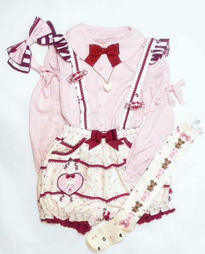 RUNWAY SAMPLES: Ruby Princess Tiger Lily's Valentine Ouji Shorts