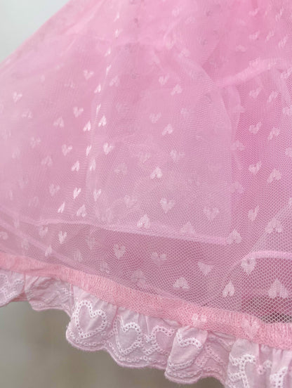 Ruby Princess Lovely Hearts Recycled Cupcake Petticoat