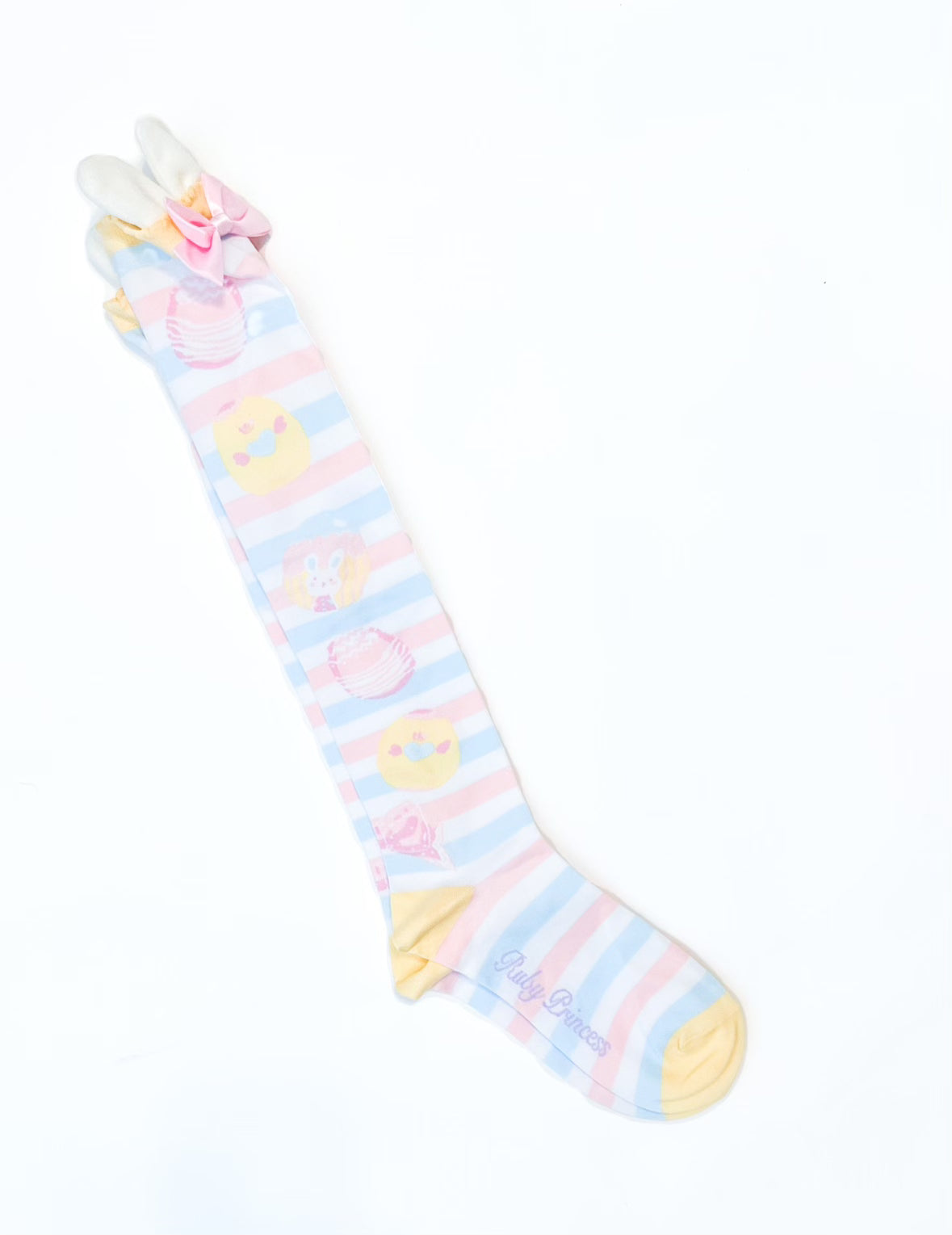 Ruby Princess Lovely Easter Basket Rabbit OTK socks